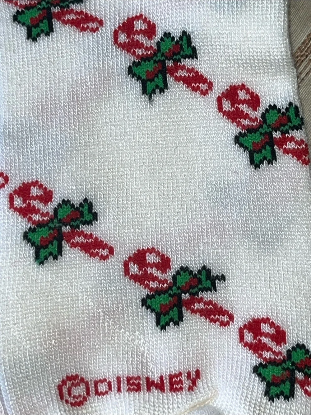 NWT VTG Deadstock 90’s Mickey & Co. Christmas Socks - Mickey & Minnie Sz M